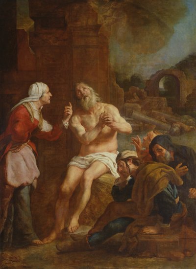 Jó diante da adversidade, 1619 de Gaspar De Crayer