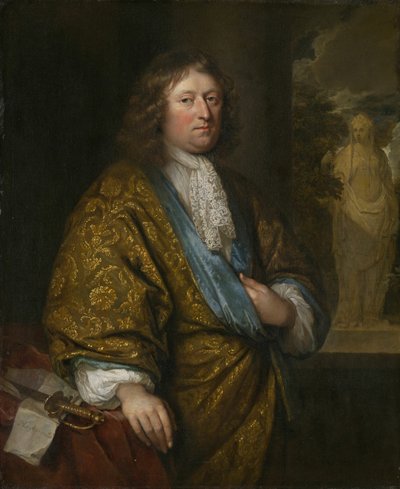 Retrato de um cavalheiro, 1680. de Gaspar Netscher