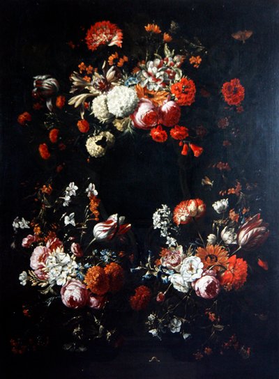Um pedaço de flor (óleo sobre tela) de Gaspar Pieter II Verbruggen