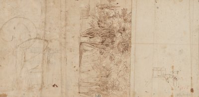 Os jardins da Villa Medici de Gaspar van Wittel