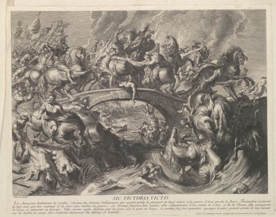 Luta com Amazonas
Sic Victoria Victis (título sobre o objecto) de Gaspard Duchange (attributed to)
