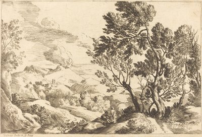 Paisagem romana de Gaspard Dughet