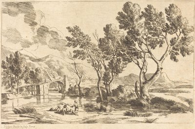 Paisagem romana de Gaspard Dughet