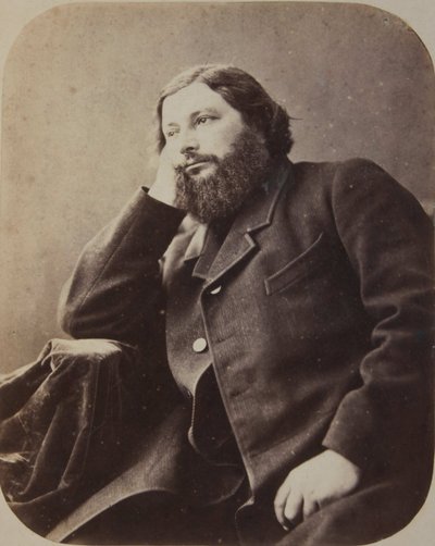 Gustave Courbet, ca. 1866. de Nadar