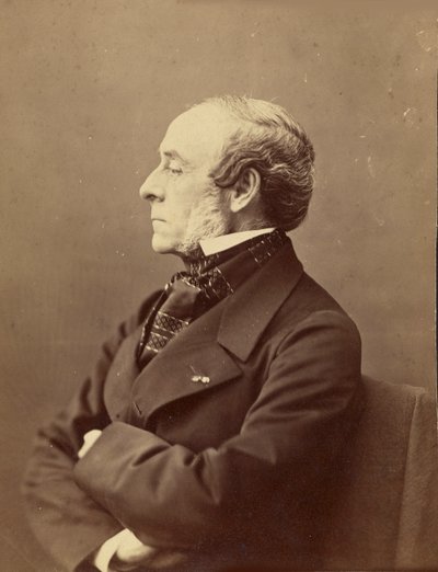 Retrato de Ernest Legouve 1807-1903, 1861-1869. de Gaspard Félix Nadar