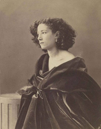 Retrato de Sarah Bernhardt 1844-1923, 1864. de Nadar