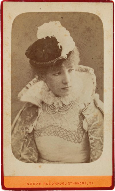 Retrato de Sarah Bernhardt 1844-1923, ca 1865. de Gaspard Félix Nadar