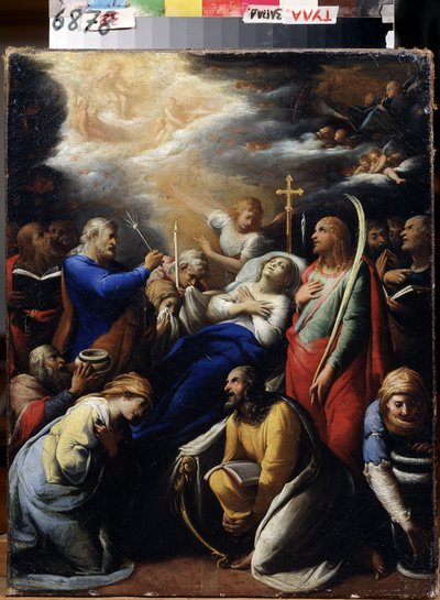 "La mort de la Vierge" (A morte da virgem) Peinture de Gaspard Gailius (17eme siecle) 1612 Museu Estatal de Arte, Toula de Gaspard Gailius
