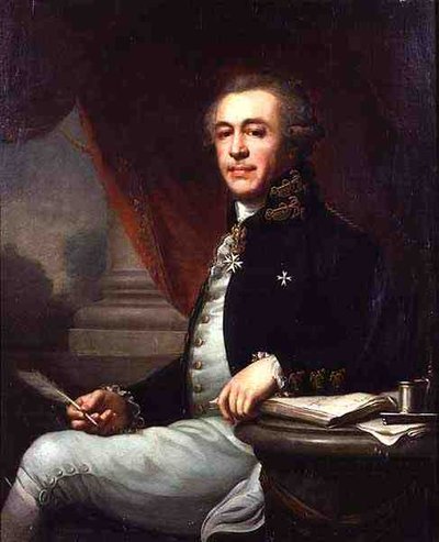 Retrato de um Homem (óleo sobre tela) de Gaspare (attr. to) Landi