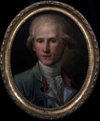 Retrato do Sr. Hodgetts (óleo sobre painel) de Gaspare Landi