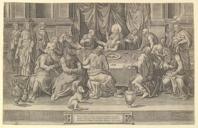 A Última Ceia, 1564. de Gaspare Osello