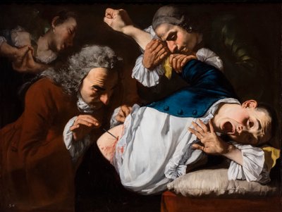 A Operação, cerca de 1753/54 (óleo sobre tela) de Gaspare Traversi