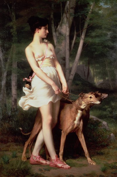 Diana a caçadora de Gaston Casimir Saint Pierre