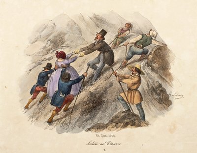 A subida ao Monte Vesúvio de Gatti and Dura