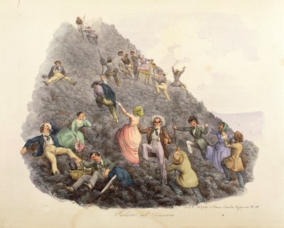 A subida ao Monte Vesúvio de Gatti and Dura