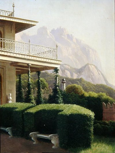 O palácio dos imperadores, Crimeia de Gavril Pavlovich Kondratenko