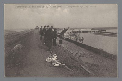 Inundações na Zeeland de Gebroeders van Straaten