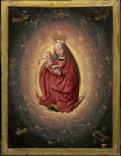 A Glorificação da Virgem, c.1490 (óleo sobre painel) de Geertgen Tot sint Jans