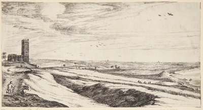 Paisagem em Zuidersøen de Geertruyt Roghman