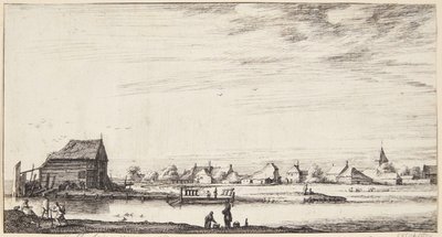 Vista para Sloterdijk de Geertruyt Roghman