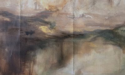 Paisagem abstrata enevoada de Gemma Bardot
