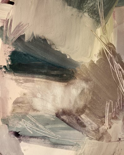 Traços abstratos em tons suaves de Gemma Bardot