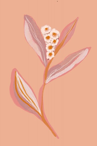 Flores de pêssego em flor de Gemma Bardot