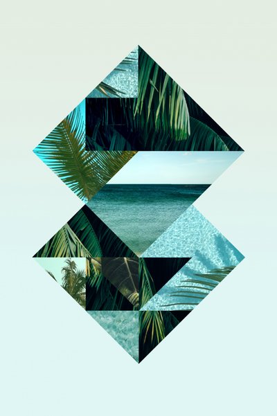 Geometria dos oceanos tropicais de Gemma Bardot