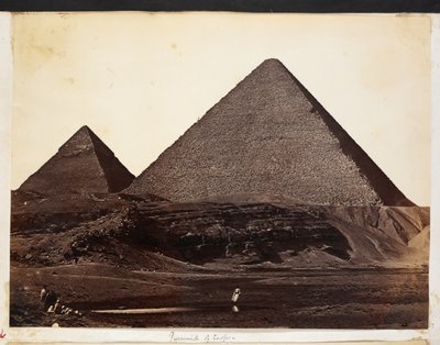 Pirâmide de Cheops, do Álbum de Fotografias do General Charles George Gordon de General Charles Gordon