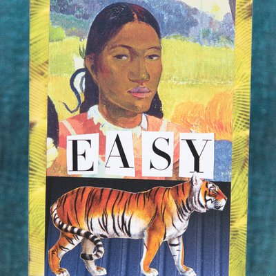 Tigre fácil, 2019 (colagem) de Genevieve French