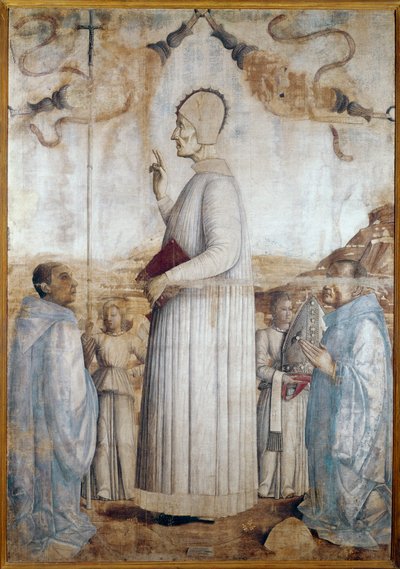 Lawrence Giustiniani ou Lorenzo Giustiniani (tempera sobre madeira de Gentile Bellini