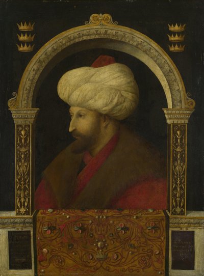 O Sultão Mehmet II de Gentile Bellini