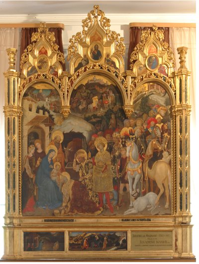 A Adoração dos Magos, c.1420 de Gentile da Fabriano