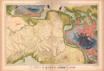 paisagem de Geological And Geographical Survey Of The Territories