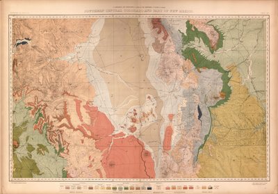 Atlas geológico e geográfico do Colorado e porções de território adjacente, de Geological And Geographical Survey Of The Territories