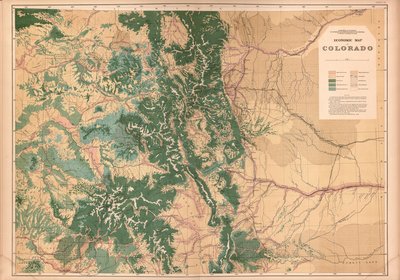 Atlas geológico e geográfico do Colorado e porções do território adjacente, de Geological And Geographical Survey Of The Territories