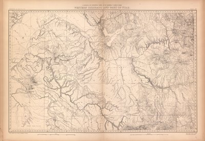Atlas geológico e geográfico do Colorado e porções do território adjacente, de Geological And Geographical Survey Of The Territories
