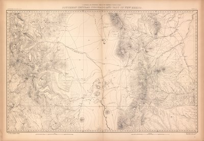 Atlas geológico e geográfico do Colorado e porções do território adjacente de Geological And Geographical Survey Of The Territories