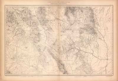 Atlas geológico e geográfico do Colorado e porções do território adjacente de Geological And Geographical Survey Of The Territories