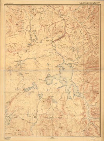 Parque Nacional de Yellowstone e noroeste do Wyoming. de Geological Survey