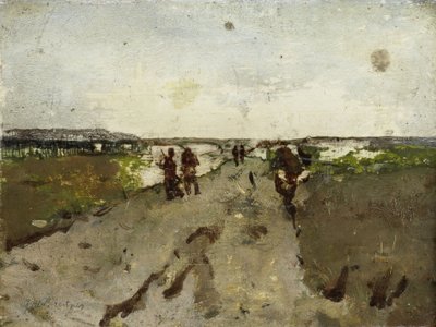 Paisagem perto de Waalsdorp de Georg-Hendrik Breitner