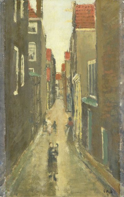 O Baanbrugsteeg, Amesterdão de Georg-Hendrik Breitner
