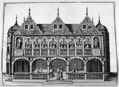Design do castelo, 1664 de Georg Andreas Bockler
