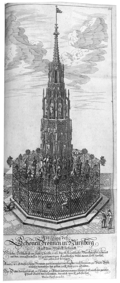 Nova página curioso título de Arquitetura de 1664 de Georg Andreas Bockler