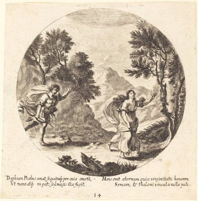 Apolo e Dafne de Georg Andreas Wolfgang the Elder