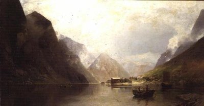 Um fiorde de Georg Anton Rasmussen