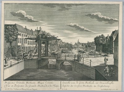 Peep-show, Vista da Grande Bierkade, Haia de Georg Balthasar Probst