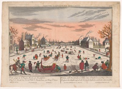 Wintergezicht op de Buiten-Amstel te Amsterdam
Prospecto do Amstel fora da cidade de Amesterdão, para ser visto no Inverno (título sobre o objecto)
Amesterdão (título da série) de Georg Balthasar Probst