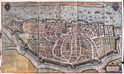Anversa, Bélgica - em "Civitates Orbis Terrarum" de Georg Braun, Colónia 1617 de Georg Braun