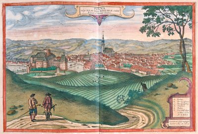 Polna (Boémia), República Checa - em "Civitates Orbis Terrarum" de Georg Braun, Colónia 1617 de Georg Braun
